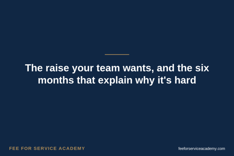 The raise your team wants, and the six months that explain why it’s hard